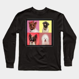 college dog Long Sleeve T-Shirt